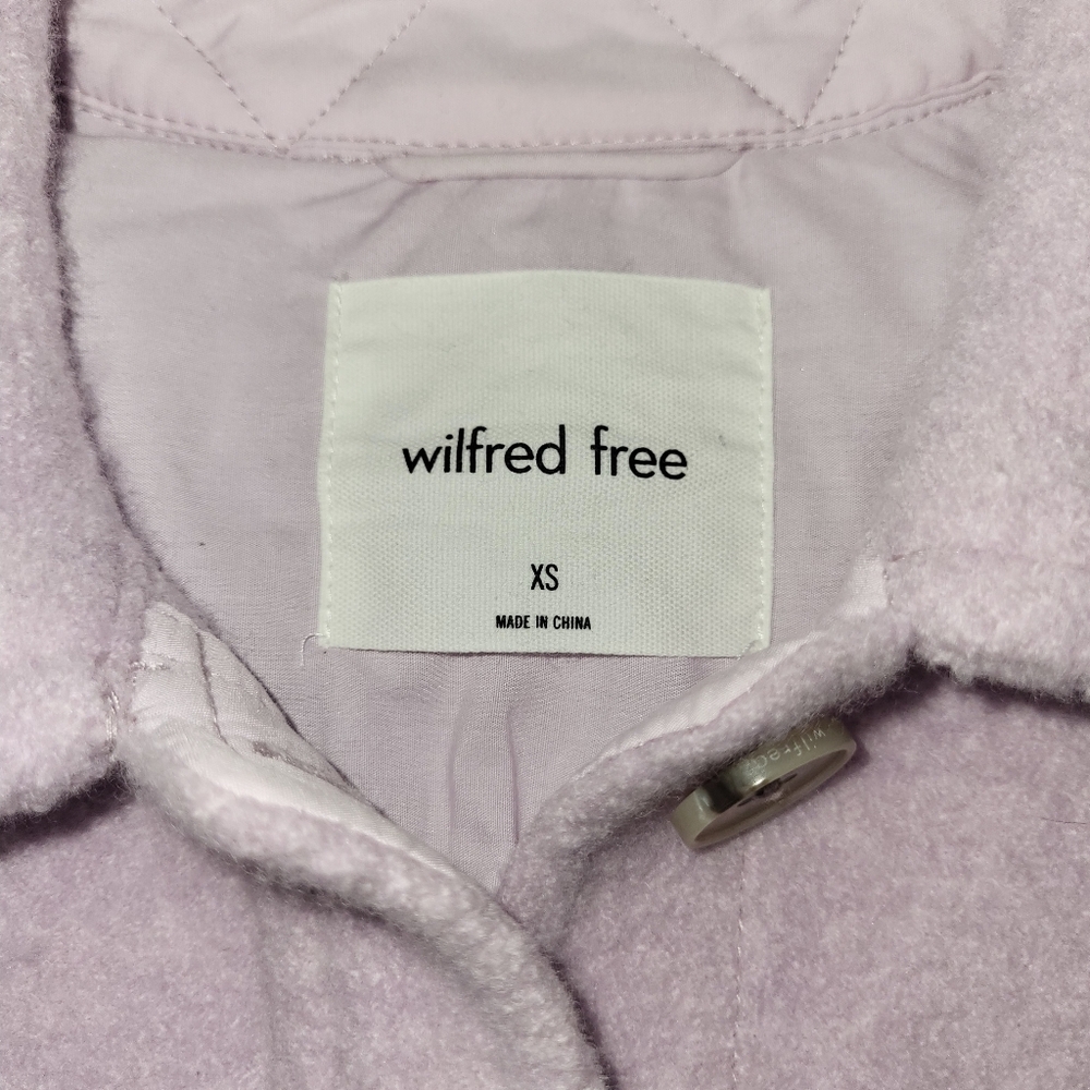 Aritzia Ganna Lilac Textured Cozy Spring Fall Countryside Shacket - Picture 4 of 11